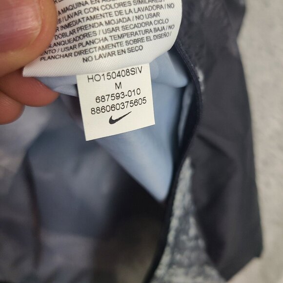 Nike Fullzip Hoodie Windbreaker Camo Black/Gray 687593-010 Size‎ Medium - Picture 7 of 8